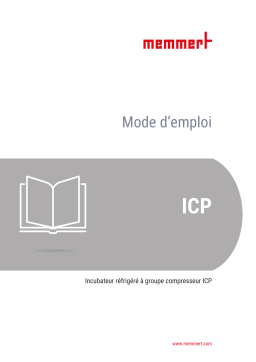 Memmert ICP Manuel utilisateur