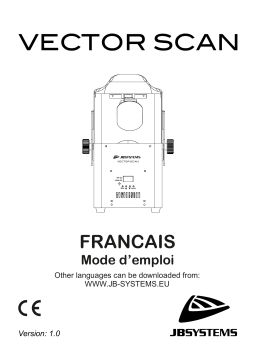 JB systems VECTOR SCAN Manuel du propriétaire