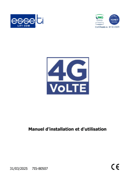 Esse-ti 4G.VoLTE Manuel utilisateur