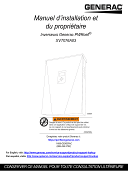 Generac APKE00014 Manuel du propriétaire