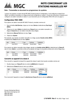 Mircom LT-6740FR-MP Manuel utilisateur