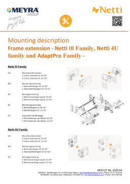 Netti frame extension Manuel utilisateur