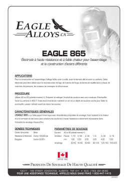 Eagle Alloys 9446295 Manuel du propriétaire