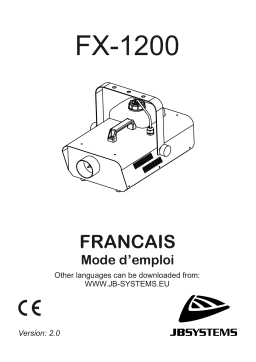 JB systems FX-1200 Manuel du propriétaire