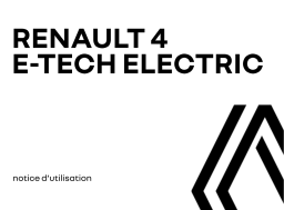 Renault 4 E-Tech Electric Manuel utilisateur