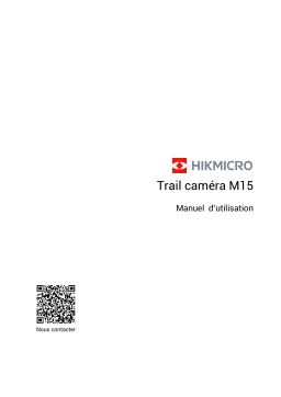 HIKMICRO Trail Camera Manuel utilisateur