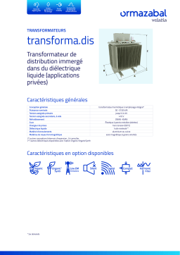 Ormazabal transforma.dis (applications privées France) Manuel utilisateur