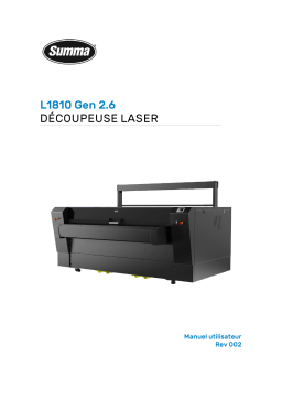 Summa L1810 Gen. 2.6 Manuel utilisateur