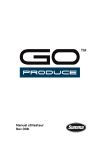 Summa GoProduce 2 Manuel utilisateur