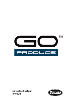 Summa GoProduce 2 Manuel utilisateur