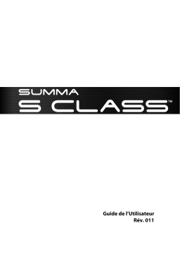 Summa S Class Manuel utilisateur
