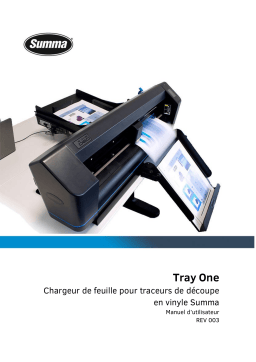 Summa Tray One Manuel utilisateur