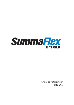 Summa SummaFlex Manuel utilisateur