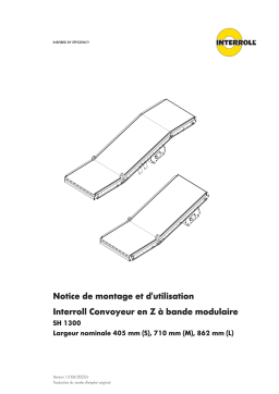 Interroll SH1300 Manuel utilisateur