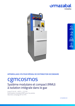 Ormazabal cgmcosmos Manuel utilisateur