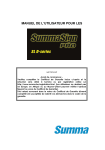 Summa SummaSign D Manuel utilisateur