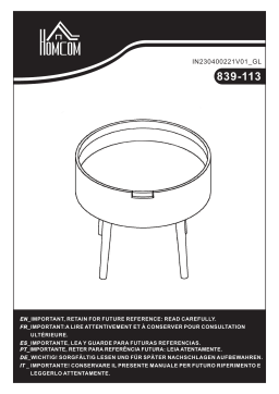 HOMCOM 839-113WT Manuel utilisateur