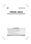 FE FRENIC-AQUA Mode d'emploi