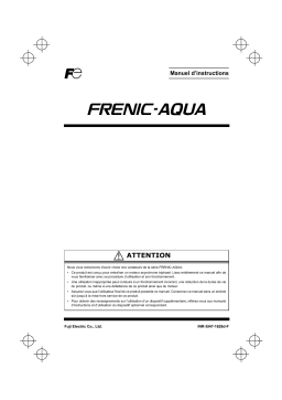 FE FRENIC-AQUA Mode d'emploi