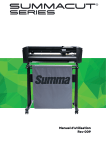 Summa SummaCut Manuel utilisateur