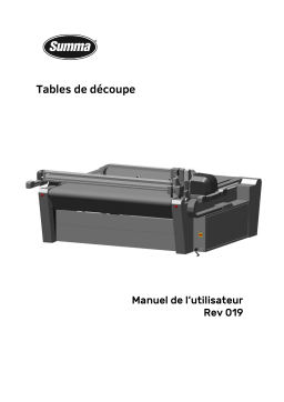 Summa F series Manuel utilisateur