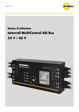Interroll MultiControl ASi Bus 24V/48V Manuel utilisateur