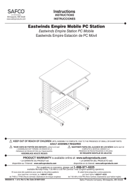 Safco 945ANT Manuel utilisateur