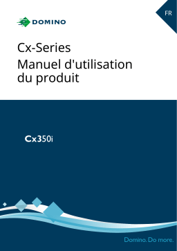 Domino Cx-Series (Cx350i) Manuel utilisateur