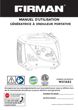 Firman W01682F Manuel utilisateur