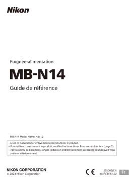 Nikon MB-N14 Guide de référence