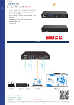 Altimium SCA-U3CH Manuel utilisateur