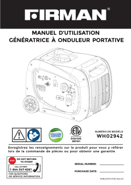 Firman WH02942F Manuel utilisateur