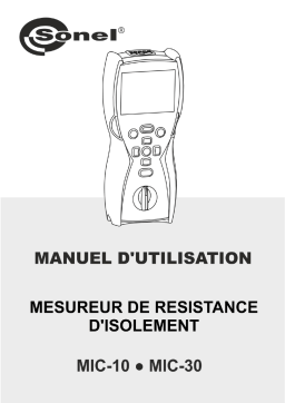 Sonel MIC-30 Manuel utilisateur