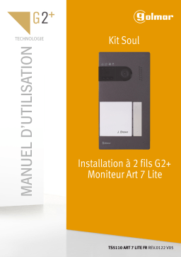 Golmar TS5110 ART 7 LITE ML REV.0122 Manuel du propriétaire