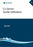 Domino Cx-Series (Cx150i) Mode d'emploi
