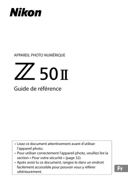 Nikon Z50II Guide de référence