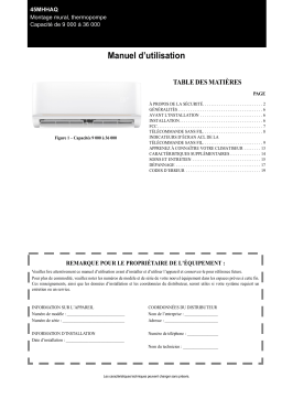 Bryant 45MHHAQ Manuel du propriétaire