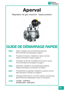 PIETRO FIORENTINI Aperval Mode d'emploi