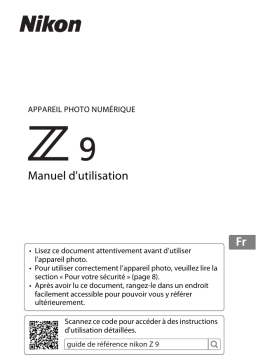 Nikon Z 9 Manuel utilisateur