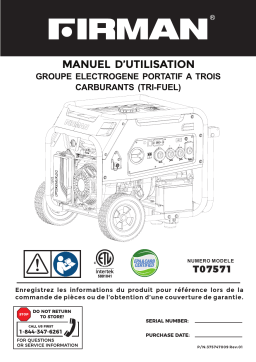 Firman T07571F Manuel utilisateur