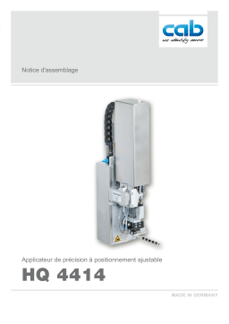 CAB Stroke applicator HQ 4414 Manuel utilisateur