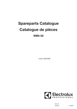 Electrolux WB6-50 Manuel utilisateur
