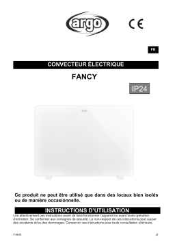 Argo Fancy Manuel utilisateur