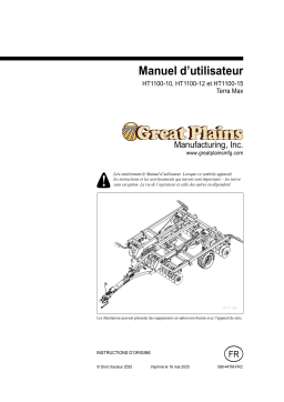 GREAT PLAINS HT1100-10, HT1100-12, HT1100-15 Terra Max Mode d'emploi