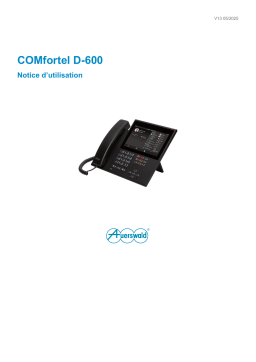 Auerswald COMfortel® D-600 Manuel utilisateur