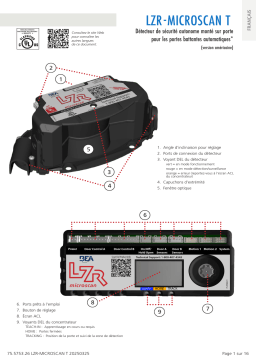 BEA LZR-MICROSCAN T Mode d'emploi