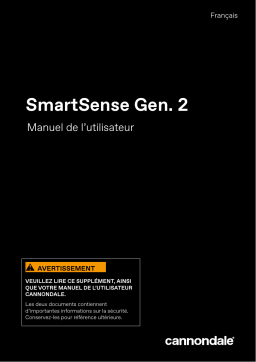 Cannondale SmartSense Gen.2 Manuel du propriétaire