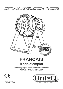 Briteq BTI-AKKUBEAMER Manuel du propriétaire
