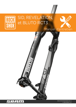 RockShox 2016 SID, Revelation, and Bluto RCT3 Manuel utilisateur