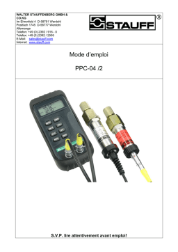 STAUFF PPC-04/2 Manuel utilisateur